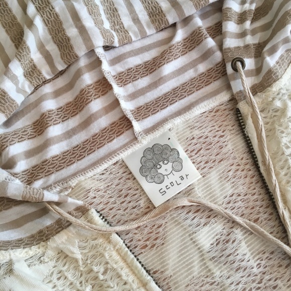 Cute Kawaii Lace Hoodie Cardigan - Picture 3 of 4